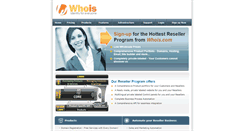 Desktop Screenshot of partners.whois.com